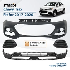 For 2017 2018 2019 2020 Chevy Trax Front Bumper Cover & Bumper Lower Fascia Kit