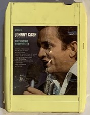 Johnny Cash- The Singing Storyteller Sun 8-Track Tape Play Tested Working