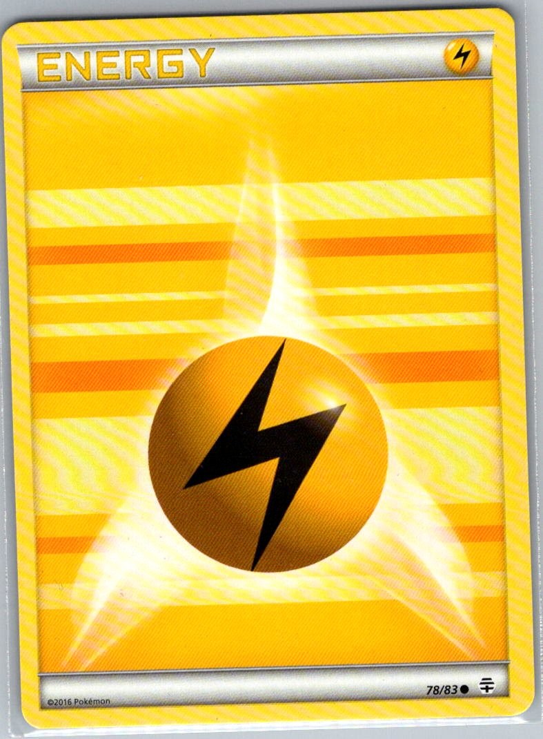 Lightning Energy 78/83 Non Holo Generations - Pokemon Card - NM