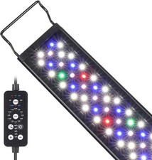 48W LED Aquarium Light, 48-54 Inch Fish Tank Light with Timer Auto On Off