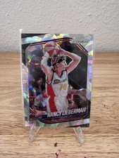 2025 Panini WNBA Prizm #34 Nancy Lieberman Silver Cracked Ice Prizm Mercury