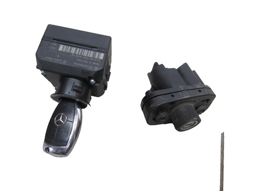 W221 2008 Mercedes S550 ignition key switch module trunk lock set A2215450508