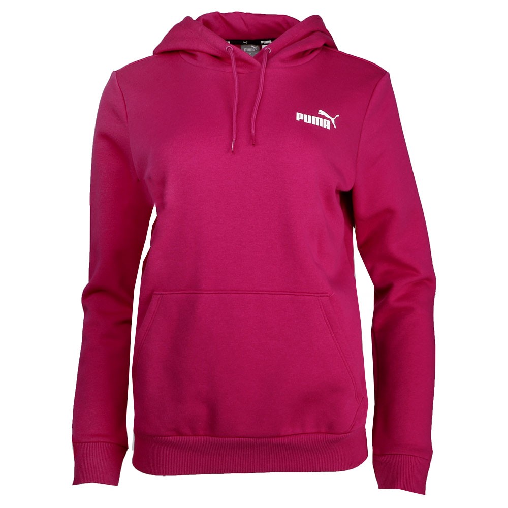 PUMA Essentials Small Logo Pullover Hoodie Womens Red Casual Outerwear 68495745