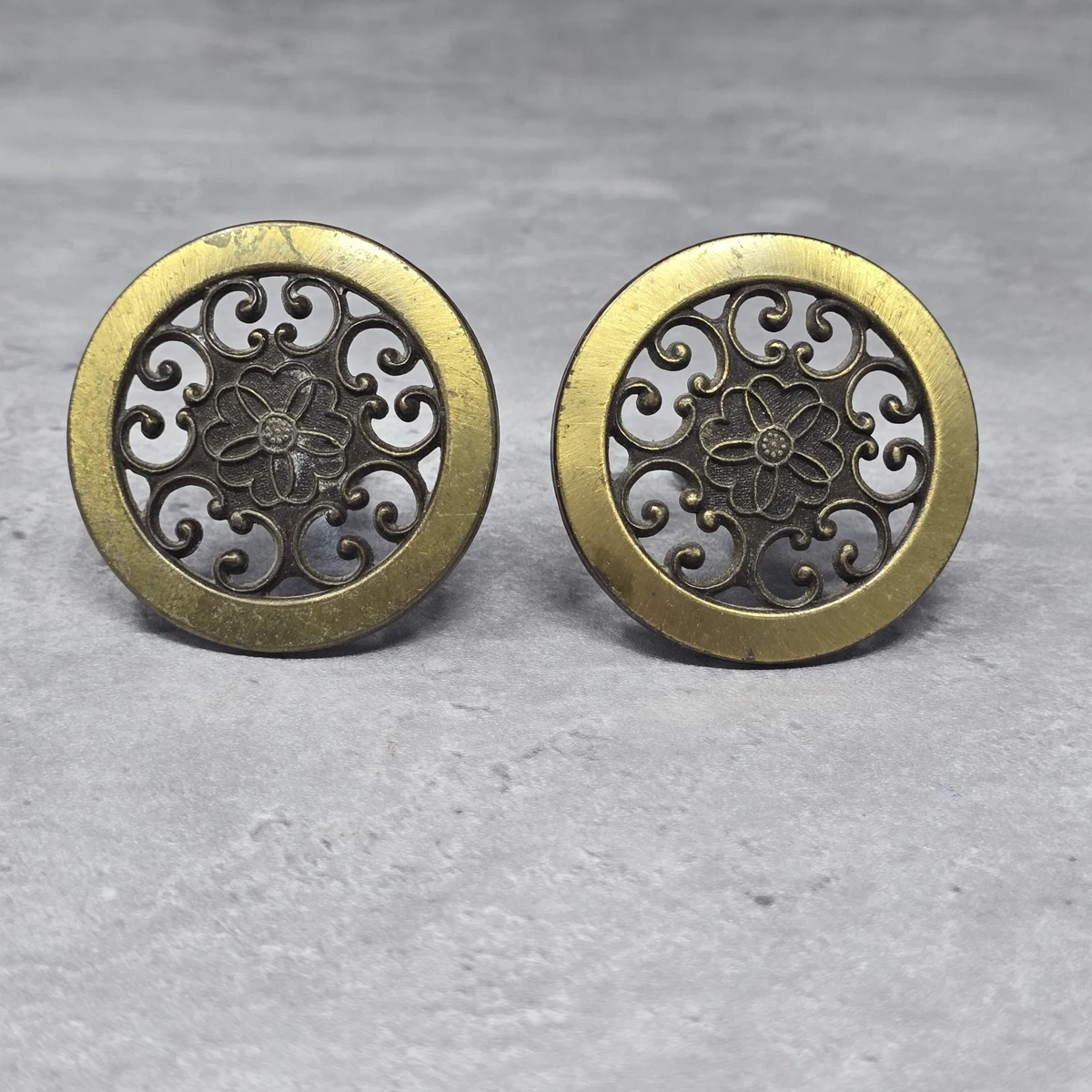 Gold Vintage Original Drawer Knob Antique Drawer Pulls for sale | eBay