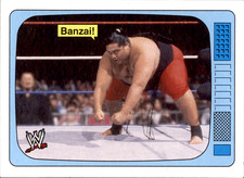YOKOZUNA 2012 Topps Heritage WWE The Superstars Speak #19 Wrestling Insert Card