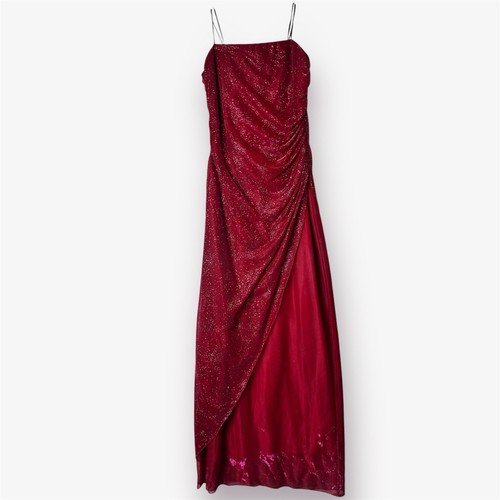 JUMP APPAREL Womens Red Size M Long Dress Jessica Rabbit Fairy Goth Vamp *flaws*