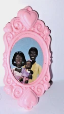 Vintage 1990 Playskool Dollhouse Loving Family PORTRAIT African American Picture