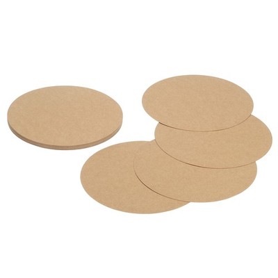 24 Pcs Circle Card Stock, 4.7 Inch Cardstock Paper Circles for DIY, Kraft Color