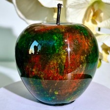 1.85LB Taiwan, China, China Natural Colorful Jade Apple Polishing Aura Healing