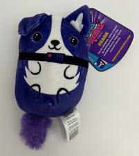 Dogs vs Squirls FRANK 016 Soft Plush Beanbag Kids Toy Ages 4 New with Tags 