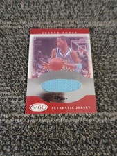 2001 Sage - Authentic Jerseys Joseph Forte #J8 Red /400 (MEM, RC)