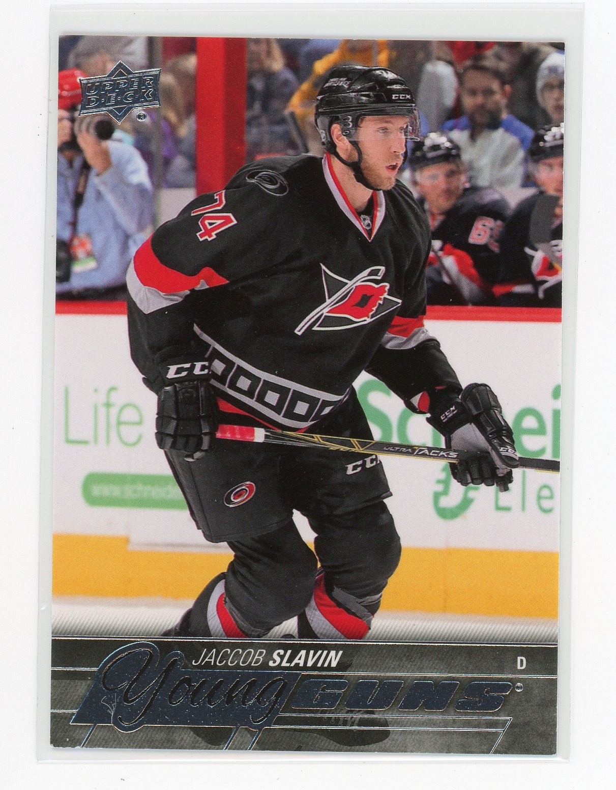 2015-16 Upper Deck Young Guns Jaccob Slavin Rookie Carolina Hurricanes #469 RC