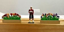 54mm Wargaming - 2 New Ray Flower Boxes - hand painted - 54mm figure for scale