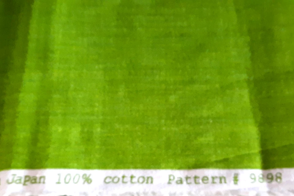 41" x 44" 'Weave' #9898 Moda Fabrics Green 'Linen look' Cotton Fabric - Image 3 of 3