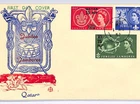 QATAR Overprint GB 1957 FDC Illustrated *SCOUTS* JAMBOREE First Day Cover WY247
