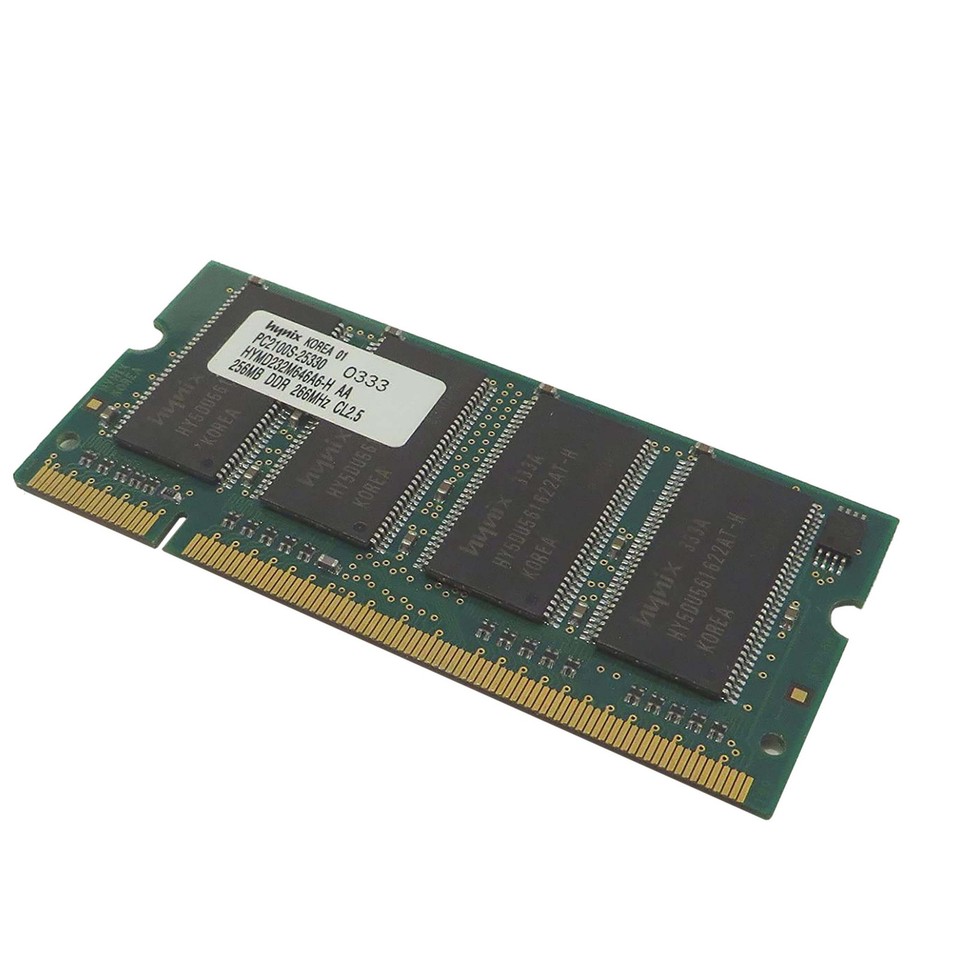 Hynix HYMD232M646A6-H Aa 256MB 266MHZ DDR DDR1 Sodimm Table Module RAM ...