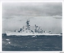 1977 Guided Missile Destroyer Uss John King Substructures Ship 8X10 Photo