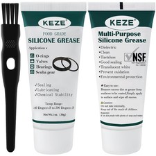 KEZE Food Grade Silicone Grease Pool Lube Tube O Rings Lubricant for Plumber ...
