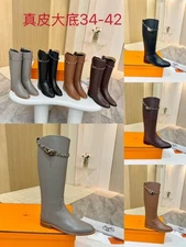 2025womens slimming knight boots with small  buckle long boots TOP quality
