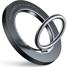 Magnetic Phone Ring Grip Stand for iPhone 17-14, 360  Rotation, Strong Magnet, M