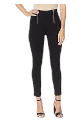 David Meister Women's Zipper Front Legging Black