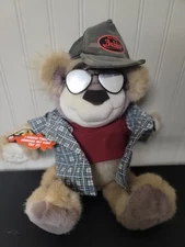 2003 Mattel REAL TALKIN' BUBBA Wise Cracking Bear Talking Stuffed Plush 14"