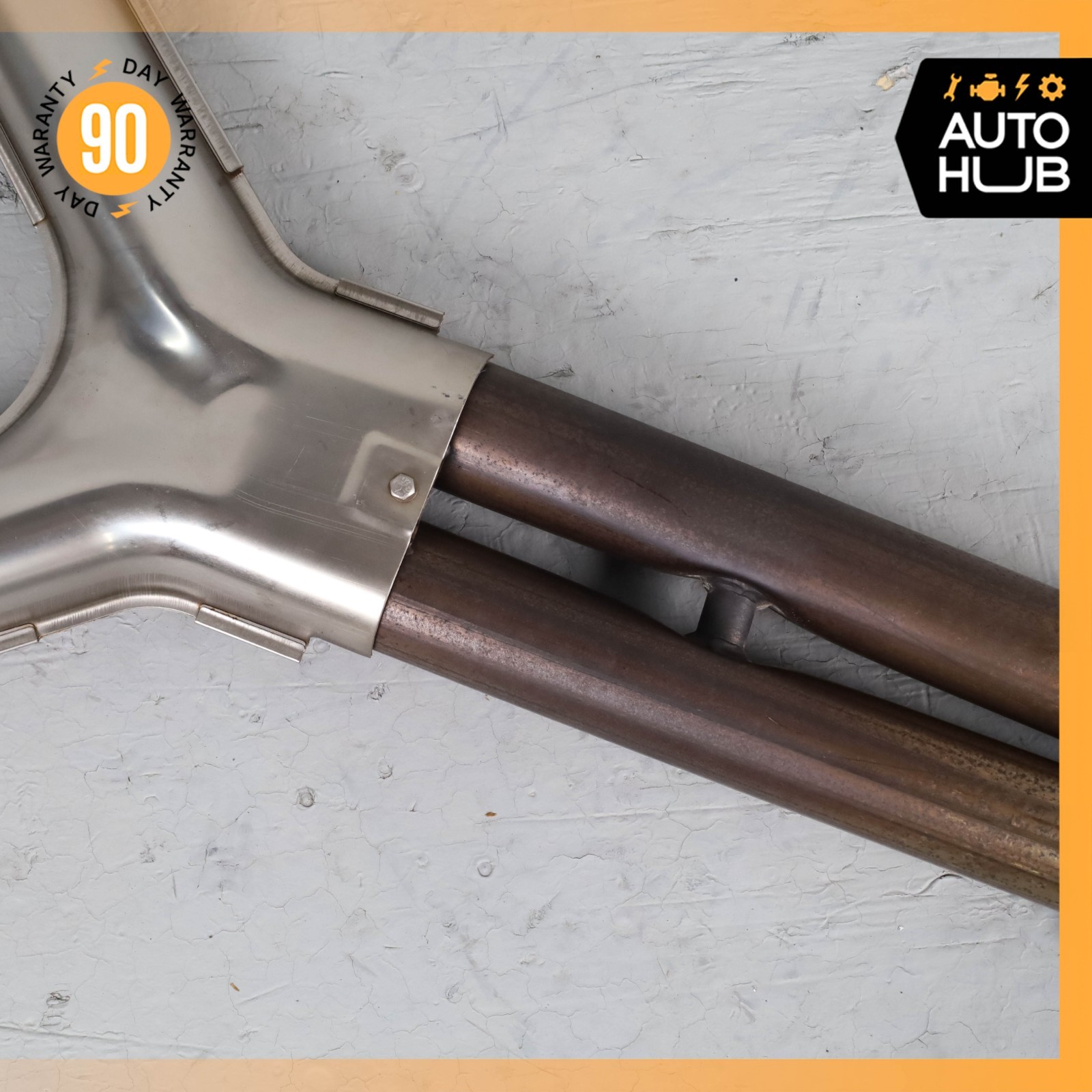 06-17 Aston Martin V8 Vantage 4.7L V8 Center Exhaust Pipe 6G335220DC OEM 26k