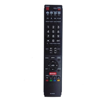 GB118WJSA Remote Control for Sharp AQUOS TV LC-70EQ10U GA890WJSA LC-43LE653U