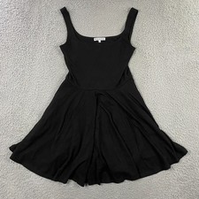 Reformation Dakota Knit Dress size Small Stretch Jersey Black Cocktail LBD NEW