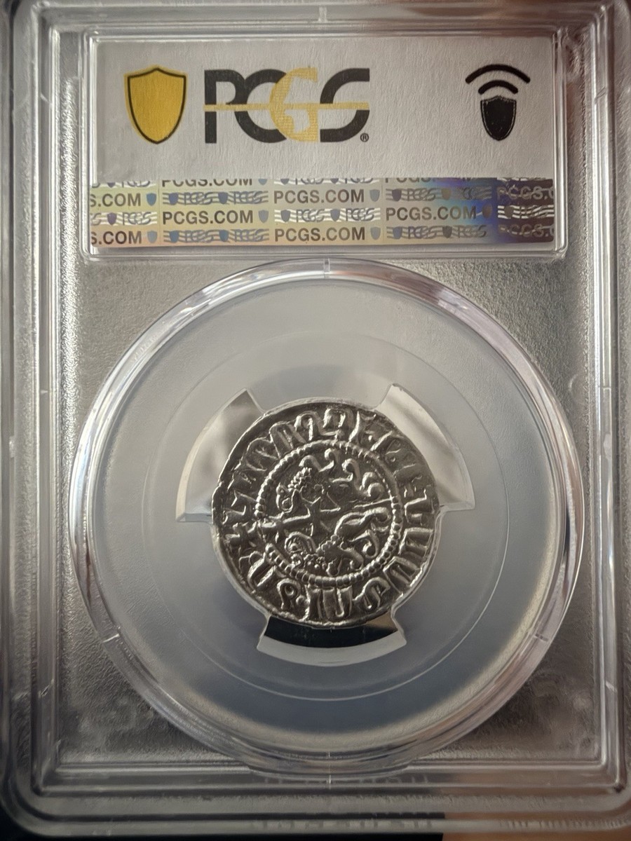 Armenia Levon I Silver Tram 1198-1219 AD PCGS MS62 Crusader