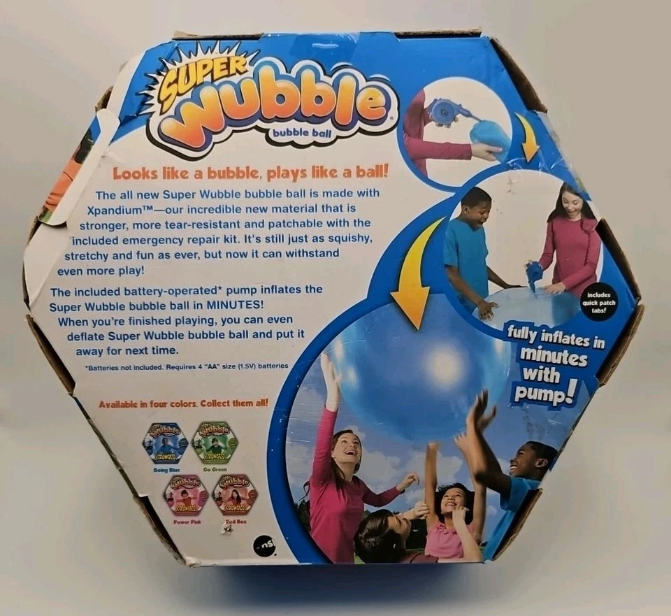 Super Wubble Bubble Ball BLUE NEW - Image 2 of 2