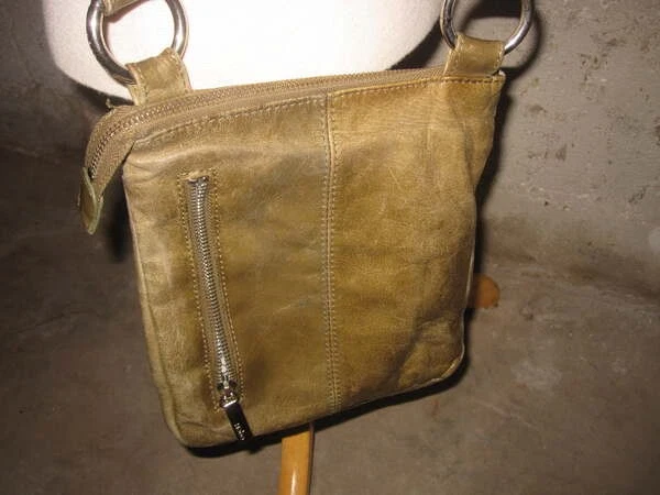 Olive Green HOBO The Original Leather CrossBody - Image 2 of 4
