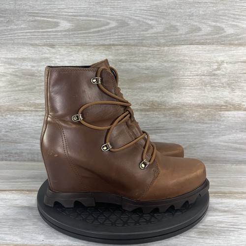 Sorel Women's Joan Of Arctic Wedge III Lace Boots Size 9.5 - Picture 3 of 10