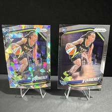 2025 Panini Prizm WNBA JJ Quinerly Cracked Ice/Base Lot Dallas Wings RC #95 