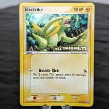 Pokemon Card Electrike EX Emerald Reverse Holo Stamped 47/106 2005 NM ✨