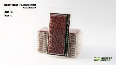 Gamer Gras Heideblumen Modellierbüschel x75