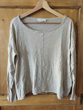 Leichter Pulli, Beige, Größe M, Baumwollmis...