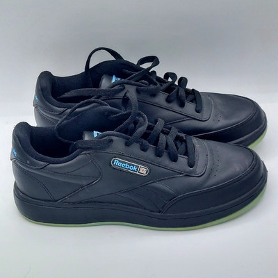 Reebok Unisex Low-Top Lace-Up Athletic Sneakers Black/Green Rubber Outsole