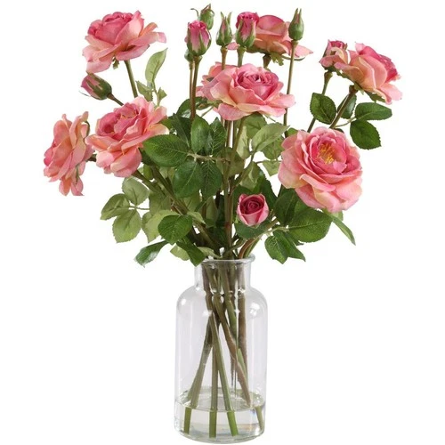 Uttermost 60250 Adoration Rose Pink and Green Bouquet - Picture 2 of 4
