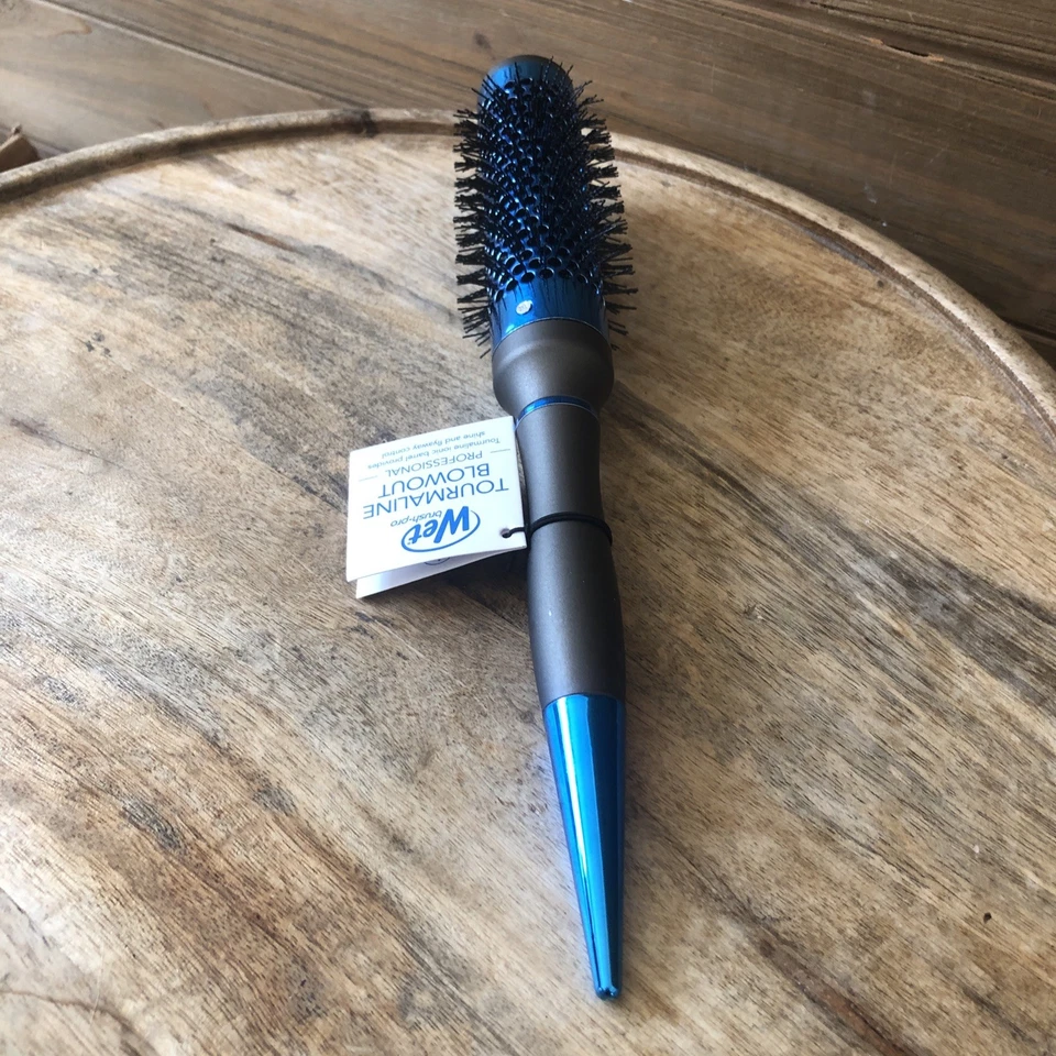 Wet Brush Pro Tourmaline BlowOut Round Brush - # 2" Inch 1pc Med Round Blue NEW - Image 4 of 4