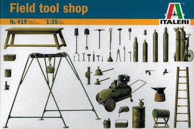 Italeri - 419 - Field tool shop - Feldwerkstatt - Zubehör - 1:35