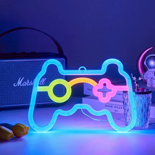 1PC USB LED Game Console Neon Light, Game Controller Night Light,Suitable for Ga