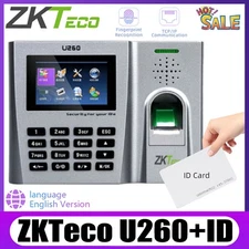 ZKTeco U260 ID TCP/IP Fingerprint Time Attendance Employee Attendance Terminal