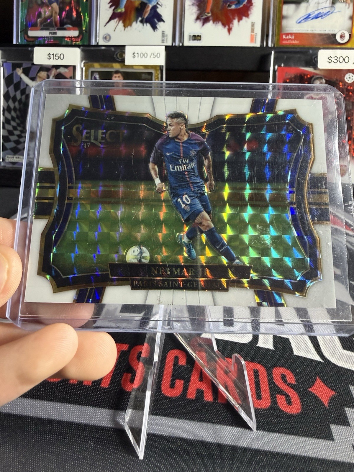2017 Panini Select White Prizm #251 Neymar Jr PSG /99 Field Level