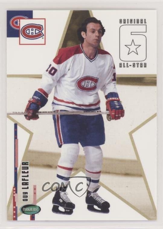 2003 Parkhurst Original Six Montreal Canadiens All-Star Guy Lafleur #70 HOF 0a4