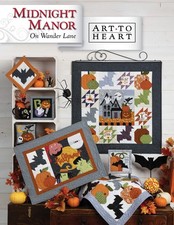 Midnight Manor On Wander Lane Quilt Pattern (October - Block 10) by Nancy Halvor