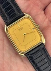 1982 Vintage Seiko Men's Gold-Tone Octagon Tank Watch - 6539 Quartz - RUNNING!