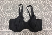 New Wacoal High Standards Underwire Bra - Size 34DD - Black -  855352
