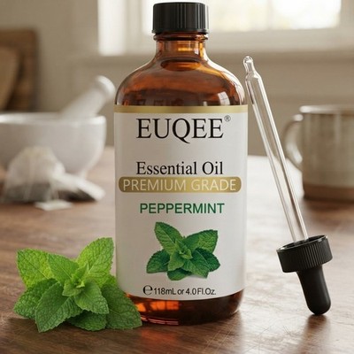 Versatile 118ml Peppermint Essential Oil - Great for Aromatherapy & DIY Projects