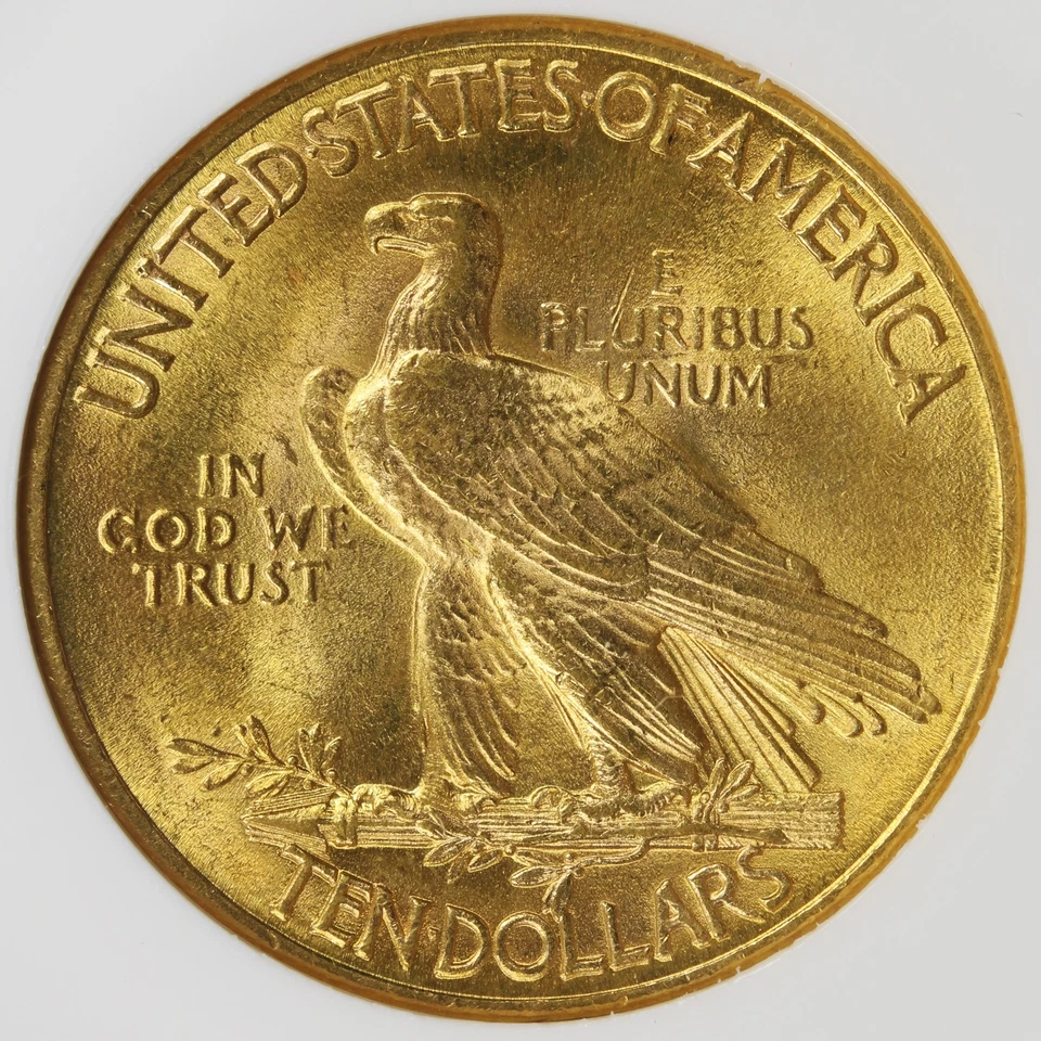 1911 $10 Indian Gold Eagle NGC MS63 - Image 4 of 4